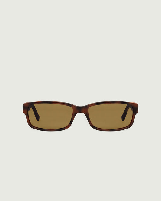 Classic Tort::Gene Sunglasses rectangle tort acetate front