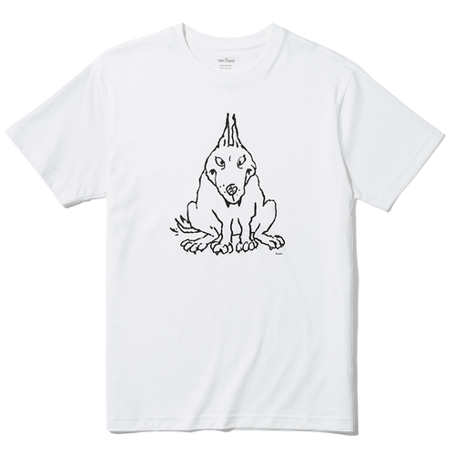 George Booth’s Loyal Hound T-Shirt In White
