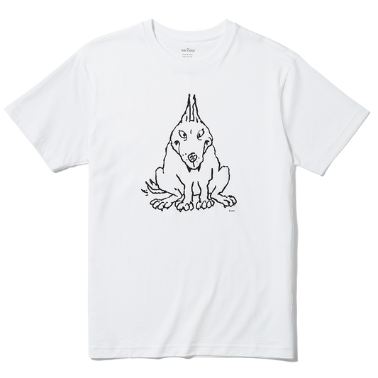 George Booth’s Loyal Hound T-Shirt In White