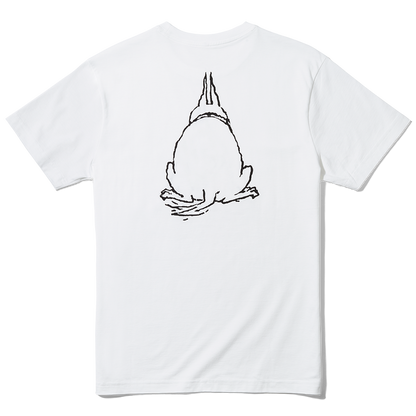 George Booth’s Loyal Hound T-Shirt In White Back