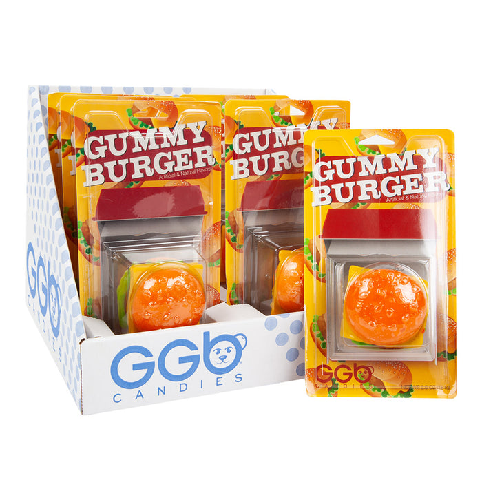 Giant Gummy Bear Burger Gummy Candy Blister Pack - 8 Count
