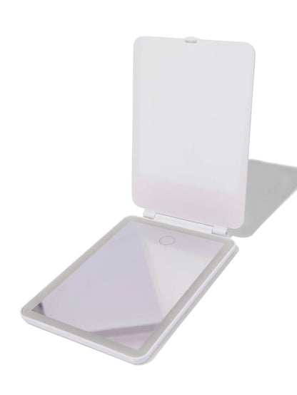 Glow & Go Travel LED Mirror in White (BH1734)