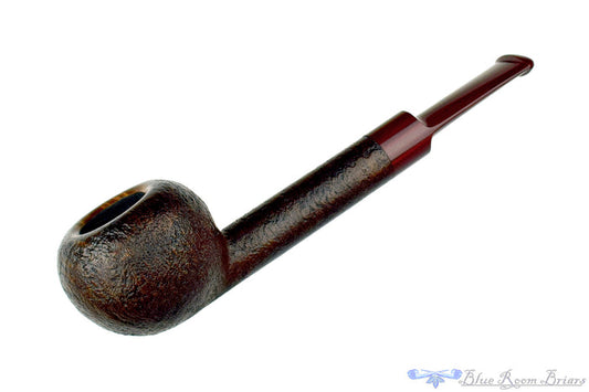 Blue Room Briars is proud to present this H Pipes by Aiden Hesslewood Sandblast Long Shank Tomato with Cumberland