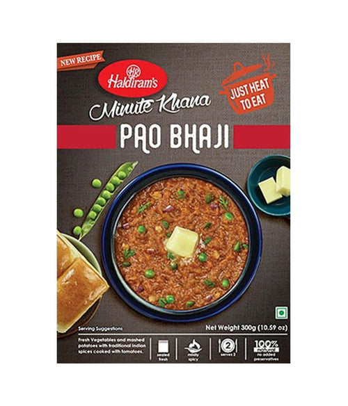 Haldiram's Minute Khana (Frozen) Pao Bhaji - Daily Fresh Grocery