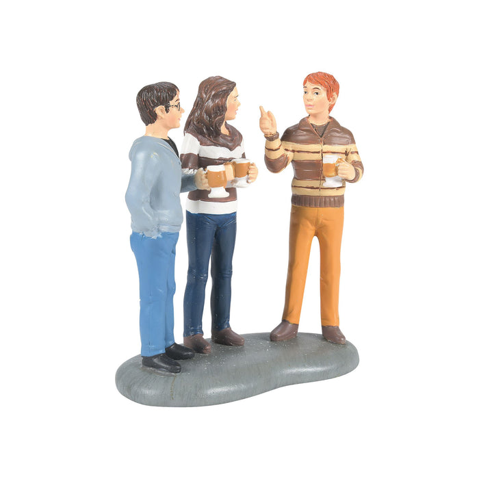 Harry Potter Village | Professor Slughorn & the Trio | Village Figures