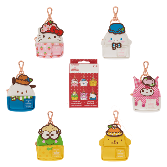 Hello Kitty and Friends x Loungefly Strawberry Shortcake Mini Backpack Keychain Blind Box Bags Loungefly