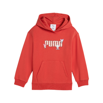 Hello Kitty and Friends x PUMA Kids Relaxed Hoodie (Red Fire) Apparel PUMA