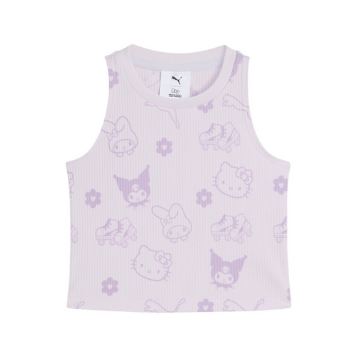 Hello Kitty and Friends x PUMA Kids Ribbed Tank Top (Lilac Frost) Apparel PUMA