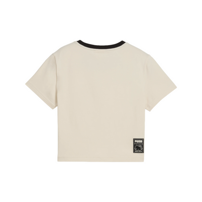 Hello Kitty x PUMA Graphic Baby Tee (Alpine Snow) Apparel PUMA