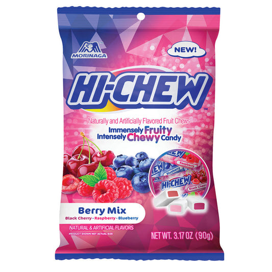 Hi Chew Berry Mix Chewy Candy Peg Bag - 6 Count