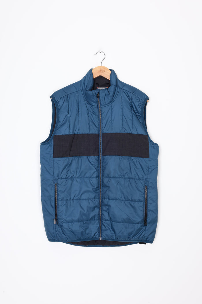 Icebreaker Mens Blue Vest Size L