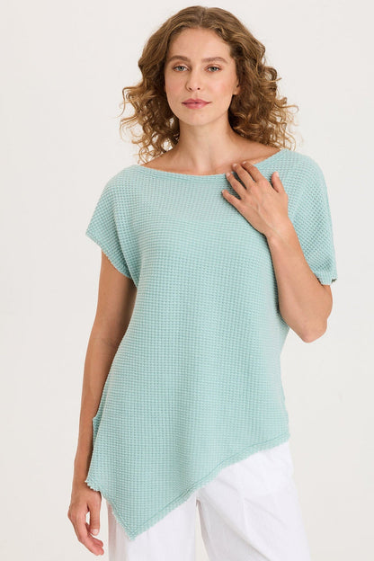 XCVI Imrie Off-Shoulder Asymmetrical Hem Top
