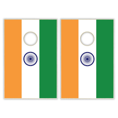 India Flag Tailgate Cornhole Set
