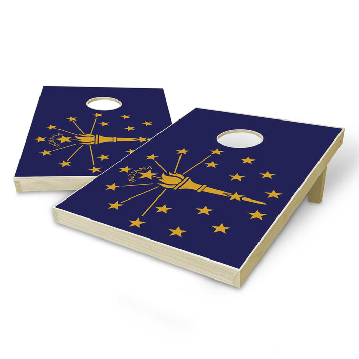 Indiana State Flag Tailgate Cornhole Set