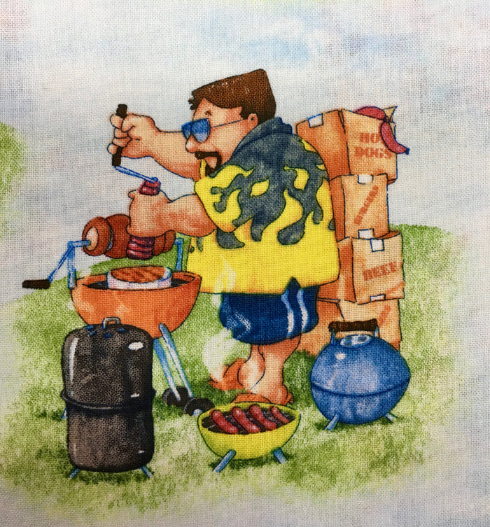 IT'S A GUY THING 4801 BLUE BBQ