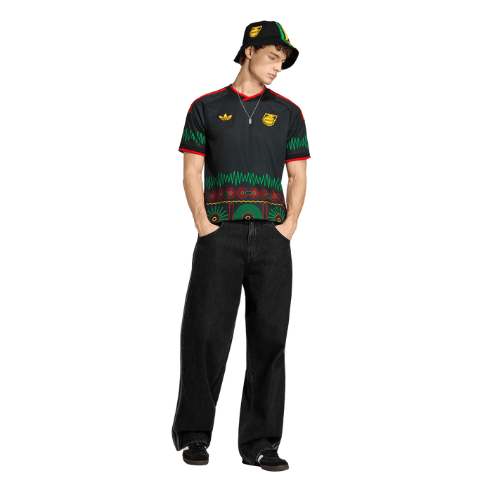 adidas Jamaica 26 x Bob Marley Away Jersey | Black | Men's