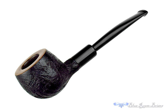 Blue Room Briars is proud to present this Jan Pietenpauw Pipe Black Blast Apple with Ebonite Ferrule and Military Mount