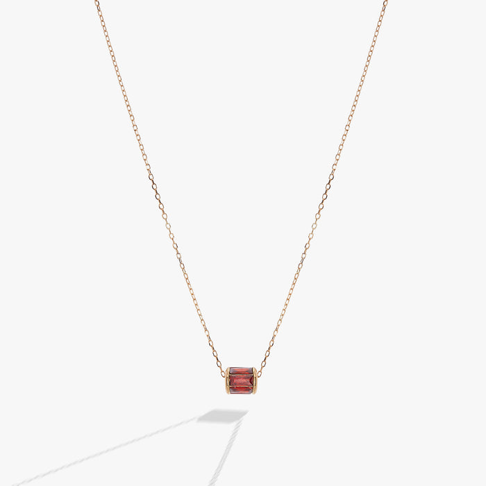 January Birthstone Precious Pendant Necklace