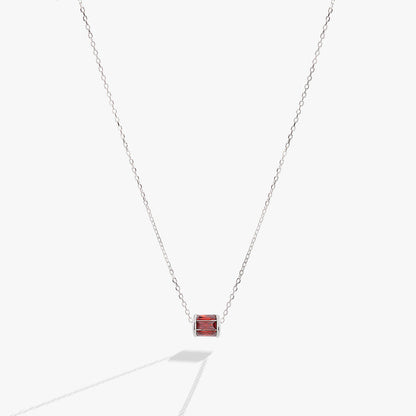 January Birthstone Precious Pendant Necklace