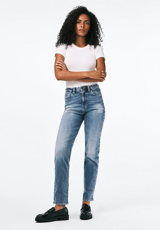 Buffalo Women Jeans Navy Denim Denim Pants Stretch