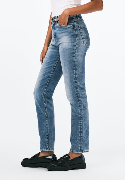 Buffalo Women Jeans Navy Denim Denim Pants Stretch