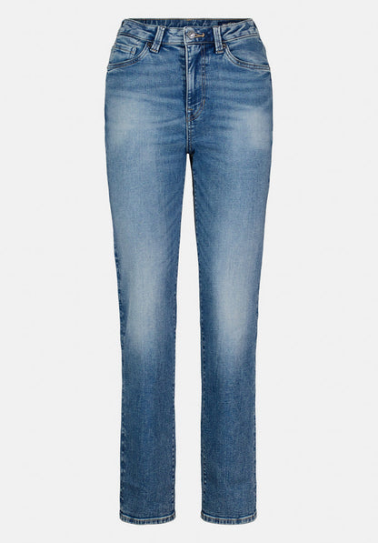 Buffalo Women Jeans Navy Denim Denim Pants Stretch