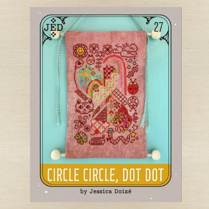 JEDxStitch - Circle Circle, Dot Dot - Booklet Chart IH and/or Roxy Floss Co Floss