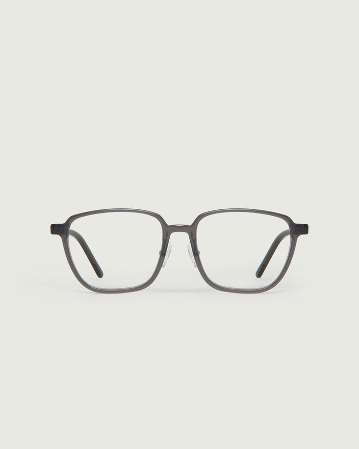 Ant::Jensen Wide Eyeglasses square black plant-based front