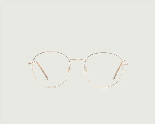 Skin::Jett Anti-Radiation Glasses round gold metal front (6627767025718)