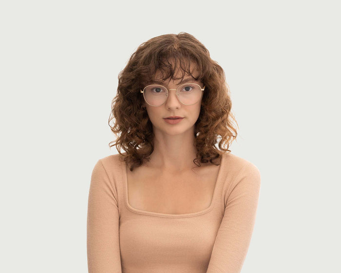 lifestyle-Skin::women Jett Anti-Radiation Glasses round gold metal (6627767025718)