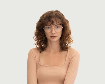 lifestyle-Skin::women Jett Anti-Radiation Glasses round gold metal (6627767025718)