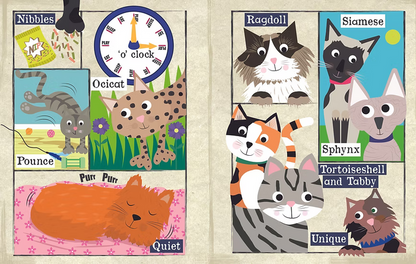 Jo & Nic's Crinkly Cloth Books - A-Z of Cats - Mabel & Fox