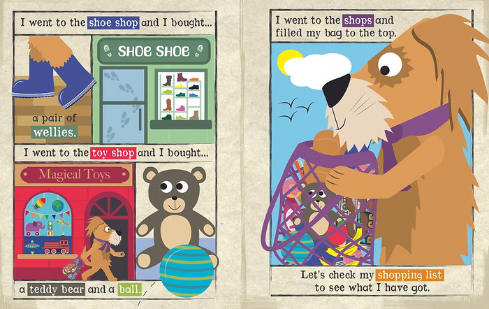 Jo & Nic's Crinkly Cloth Books - I Went To The Shops - Mabel & Fox