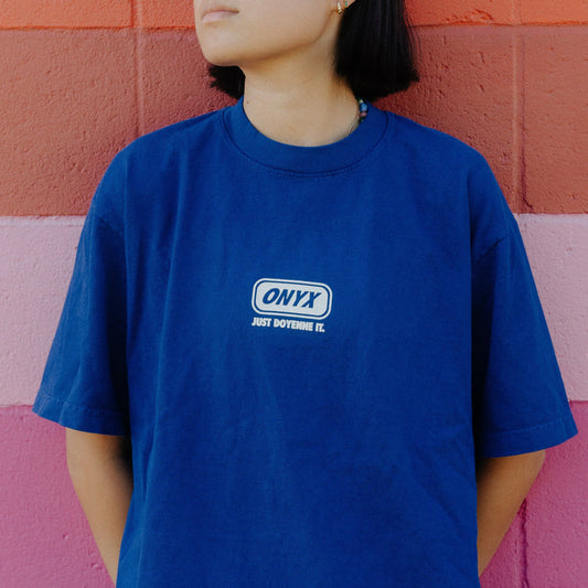 Just Doyenne It Retro Tee (Cobalt)