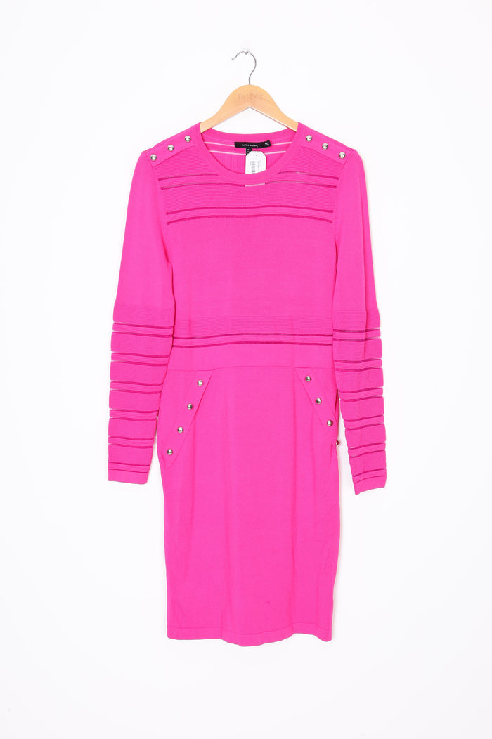 Karen Millen Womens Pink Dress Size L
