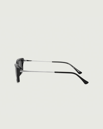Ink::Keith Sunglasses rectangle Black recycled polyester side
