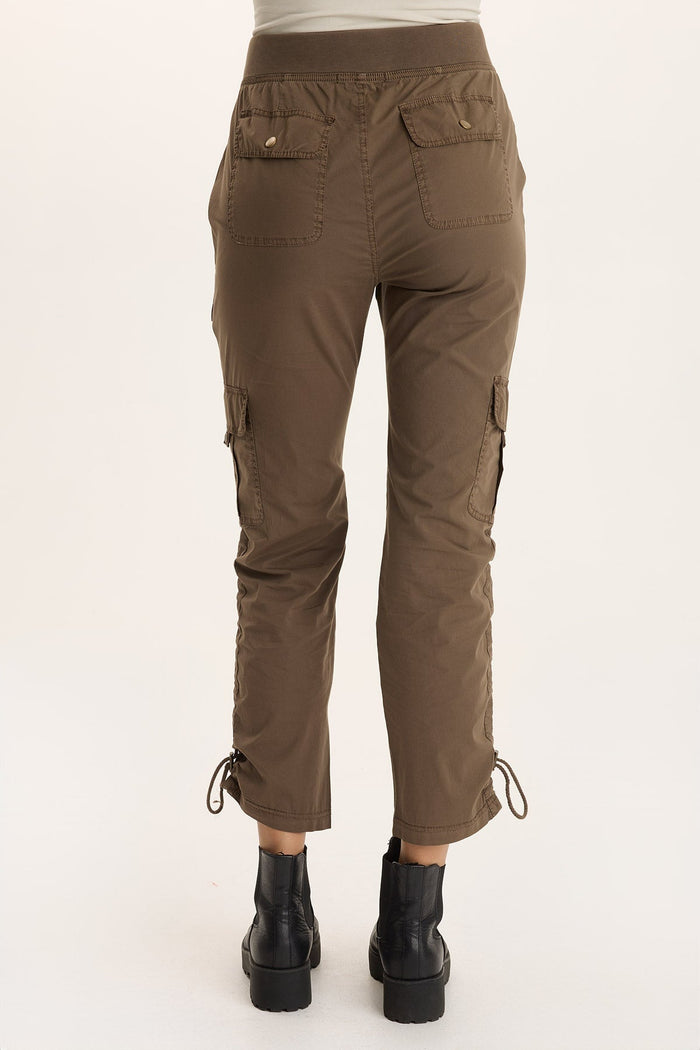 XCVI Keon Adjustable Cord Slim Leg Cargo Pant