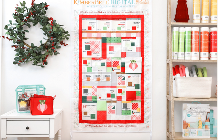 Kimberbell Embroidery Club 2026 Mistletoe Mystery DIGITAL DESIGNS ONLY