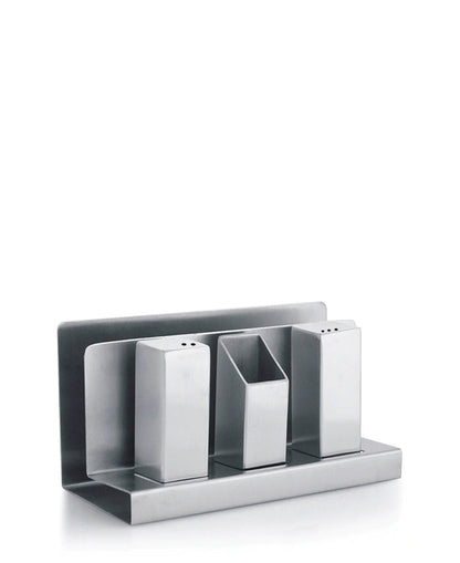 Kitchen Life 3 Piece Holder - Silver
