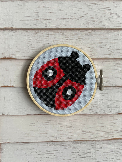 Ladybug Counted Cross Stitch Kit