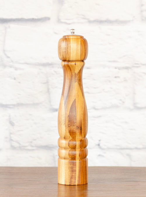 Large Acacia Wood Salt or Pepper Mill