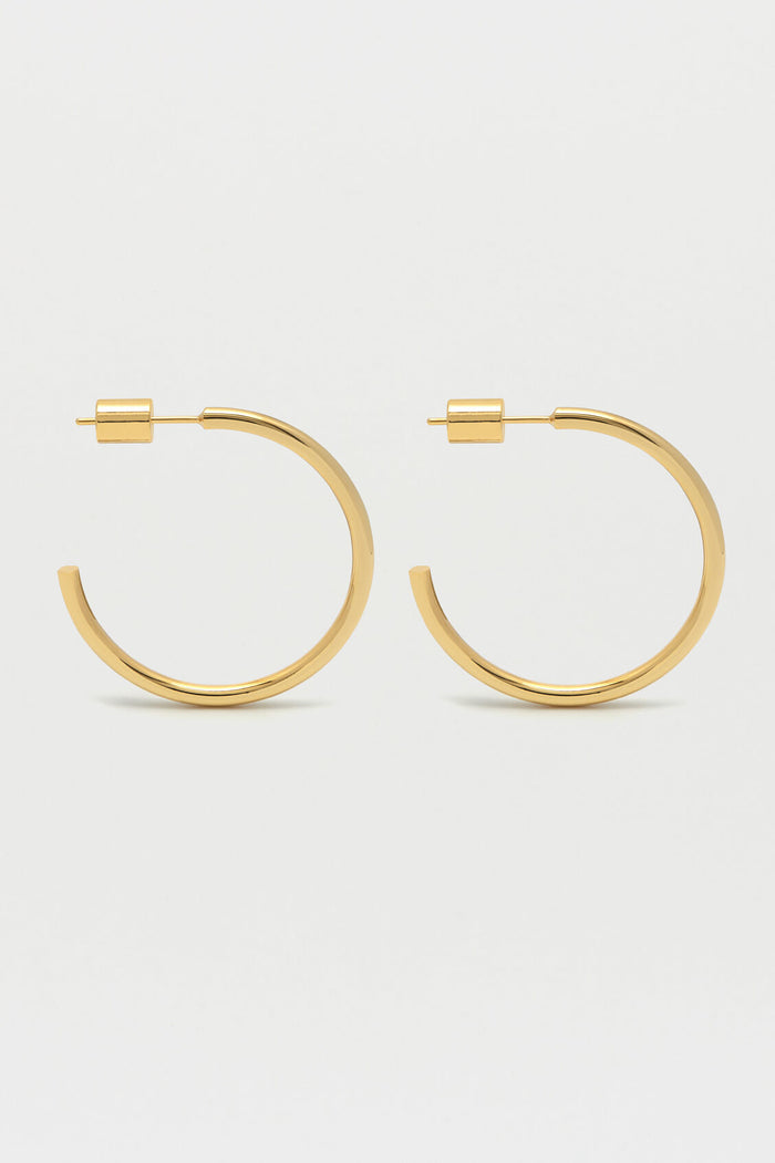 Large Chunky Hoop Earrings