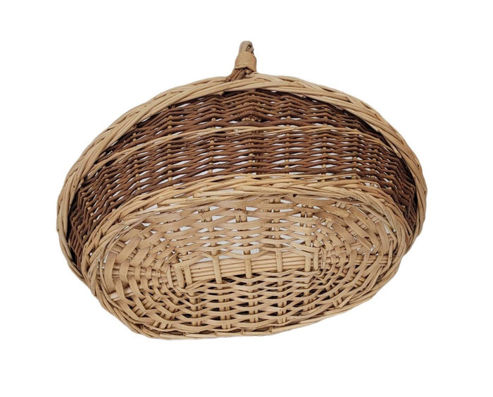 large wicker basket flower girl basket garden harvest basket