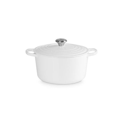 6.5 Qt. Round Deep Oven - White