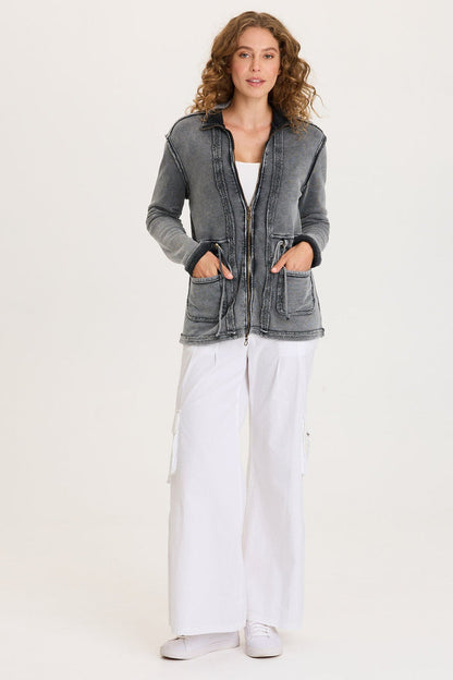 XCVI Lemont Cinchable Fleece Jacket