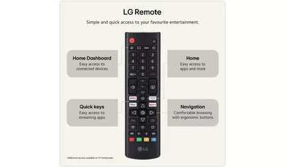 LG 24" Smart Full HD HDR LED AI TV | 24LB70006LA.AEK