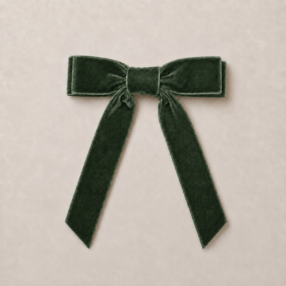Mabel & Fox - Hair Bow Clips - Autumn Velvet (3pcs)