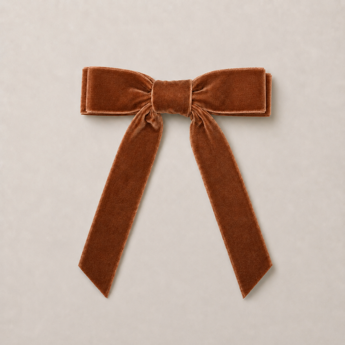 Mabel & Fox - Hair Bow Clips - Autumn Velvet (3pcs)