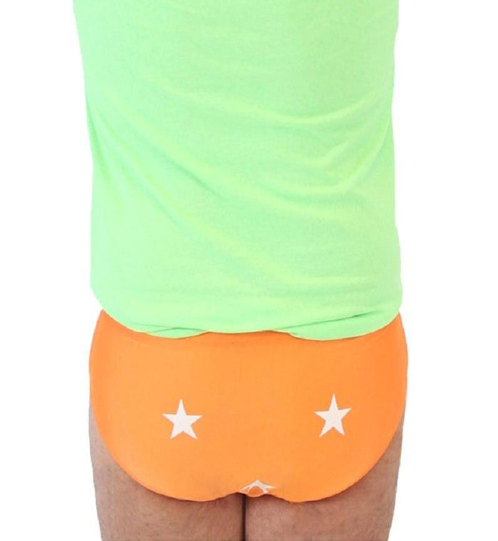 Macho Man 3 Stars Wrestling Briefs-tvso
