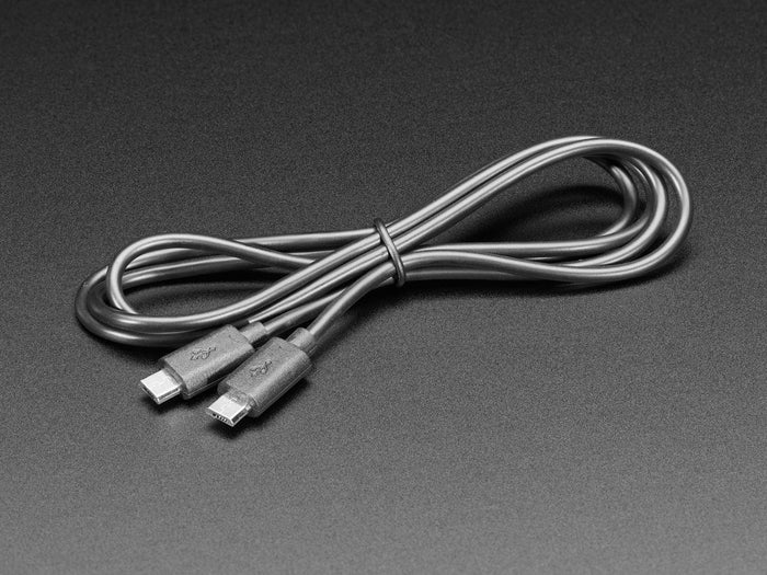 MakeCode Sync Cable - micro B USB to micro B USB (1 meter long) [discontinued] by The Pi Hut - The Pi Hut